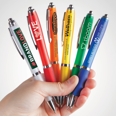 Curvy Printed Pens