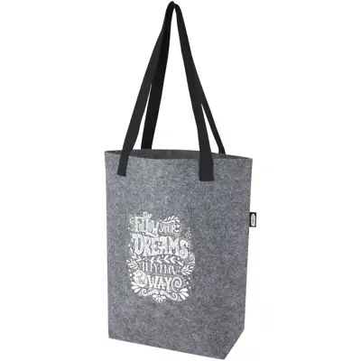 Felta GRS Recycled Felt Tote Bag With Wide Bottom 12L