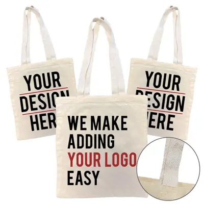 Premium Handle Natural 5oz Cotton Bags