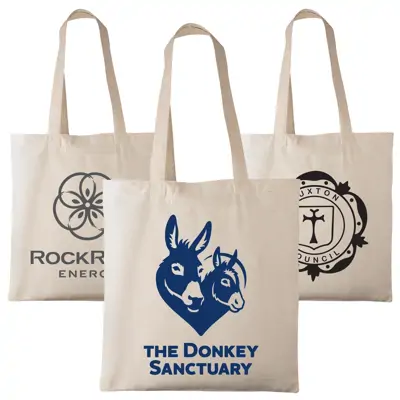 8oz Natural Canvas Tote Bags