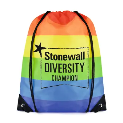 Rainbow Drawstring Bag