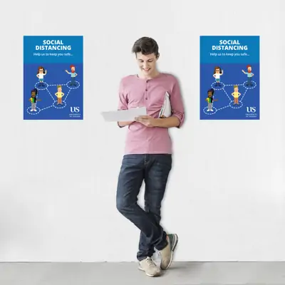 Social Distancing Posters - A3