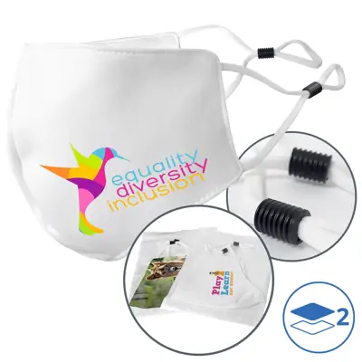 Double-Layer Adjustable and Reusable Face Mask