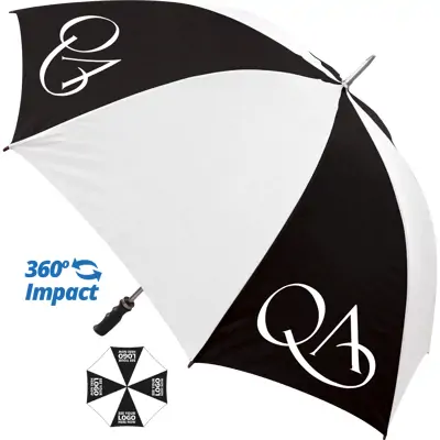 Value Sports Promotional Umbrella - 4 Panel Print