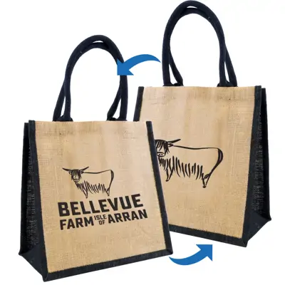 Chicago Jute Bag - 2 Sided Print