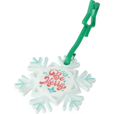 Recycled Snowflake Tree Decoration
