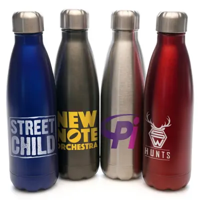 Saturn Recycled 500ml Double Walled Metal Bottles