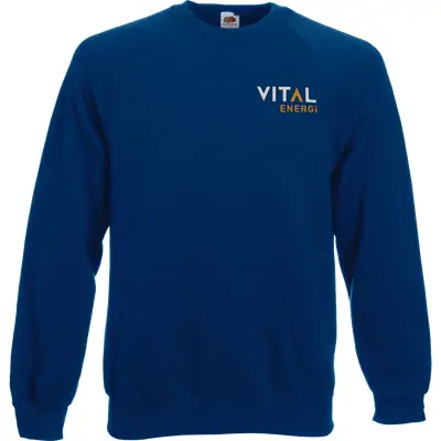 Embroidered Fruit of the Loom Classic Raglan Sweatshirt