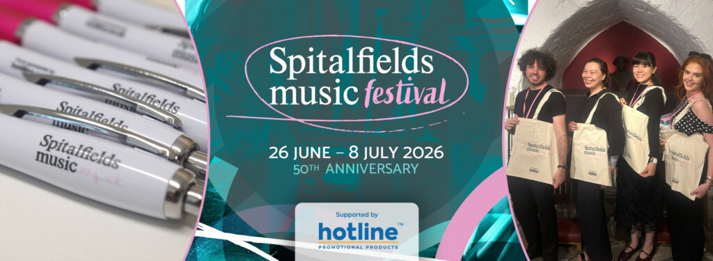 How Branded Merchandise Helped Spitalfields Music Celebrate 50 Years o